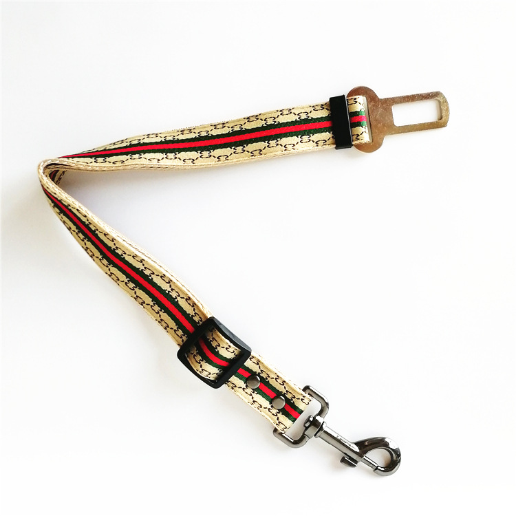 free shipping Seat Belt Pet Dog Cat Car Seatbelt Safety Tether Collars Adjustable Harnesses Belts Pets Leash Heavy Duty Nylon Seatbelts Universal Fit 