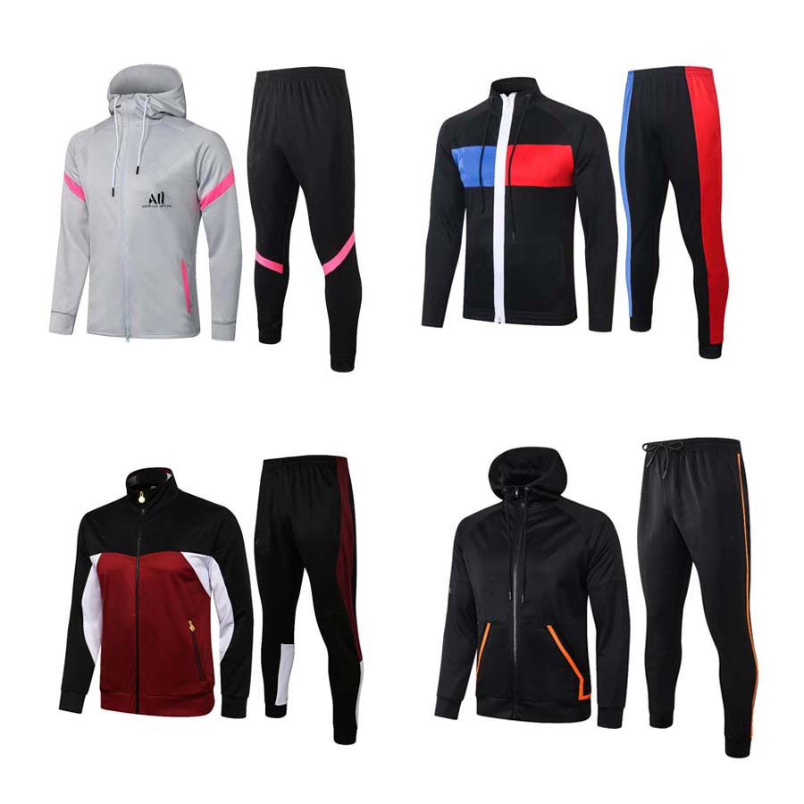 2021 Paris Jordam CAVANI soccer training suit MBAPPE football jacket VERRATTI long zipper tracksuit, Black
2021 Paris Jordam CAVANI soccer training suit MBAPPE football jacket VERRATTI long zipper tracksuit, Black