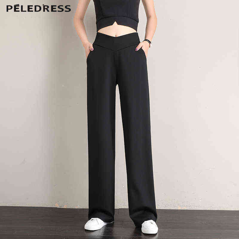 Wide Leg Pants for Women High Waisted Korean style Fashion Oversize Sweatpants Harajuku Streetwear Baggy Trousers female 211115