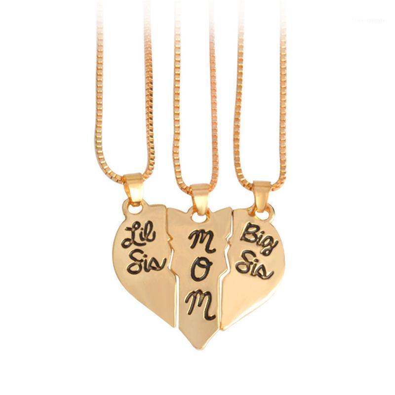 Chains Lettering Necklaces For Women "Little Sis MOM Big Sis" Love Heart Pendant Family Necklace Jewelry 3Pcs/Set1
Chains Lettering Necklaces For Women "Little Sis MOM Big Sis" Love Heart Pendant Family Necklace Jewelry 3Pcs/Set1