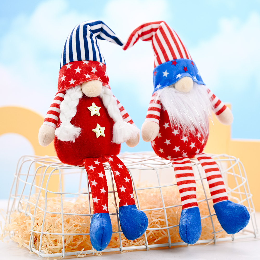 Party Decoration Patriotic Veterans Day Tomte Gnome Decorations Handmade Stars Plush Doll Swedish Ornaments 4th of July Gift
Party Decoration Patriotic Veterans Day Tomte Gnome Decorations Handmade Stars Plush Doll Swedish Ornaments 4th of July Gift