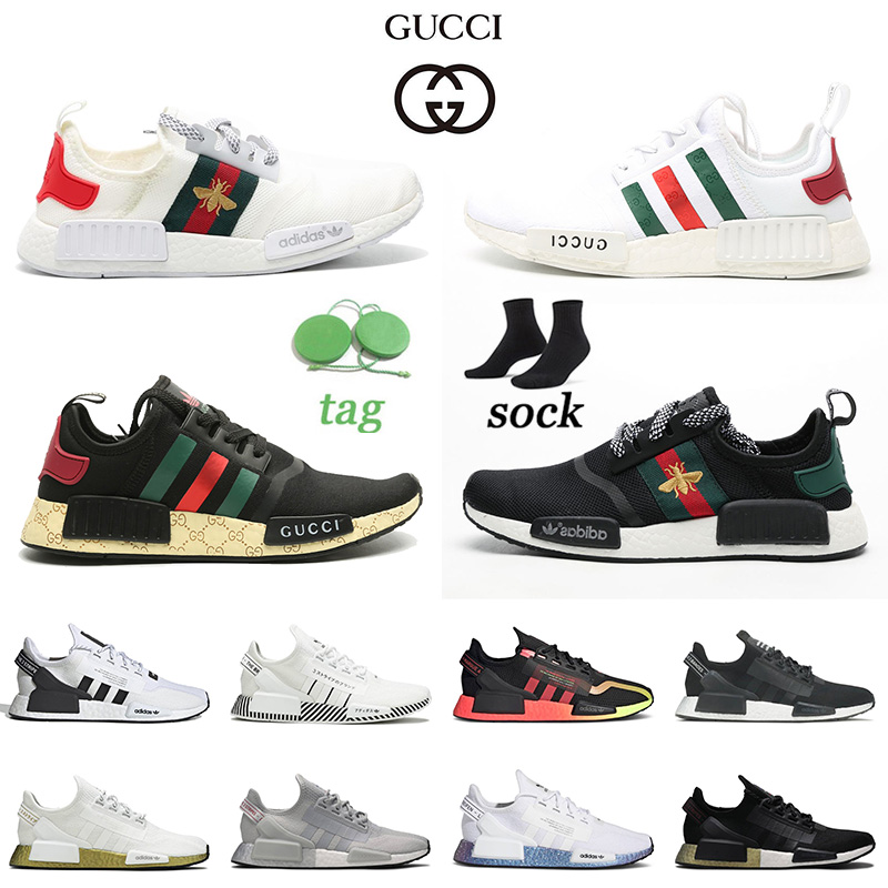 Mens Womens Running Shoes High Quality Gucci NMD R1 V2 Black Speckled Chocolate Bright Yellow Metallic Gold Flat Fashion Trainers Sneakers
Mens Womens Running Shoes High Quality Gucci NMD R1 V2 Black Speckled Chocolate Bright Yellow Metallic Gold Flat Fashion Trainers Sneakers