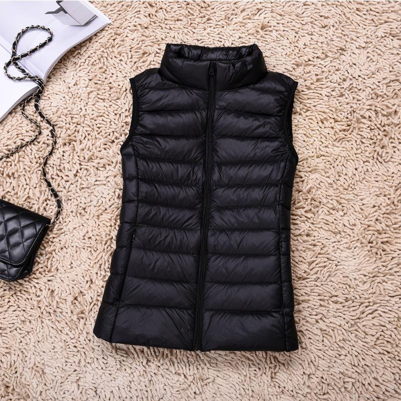 Women's Vests 2021 Ultra Light Down Vest Women Short Windproof Lightweight Warm Waistcoat Female White Duck Coat Sleeveless, Black;white
Women's Vests 2021 Ultra Light Down Vest Women Short Windproof Lightweight Warm Waistcoat Female White Duck Coat Sleeveless, Black;white