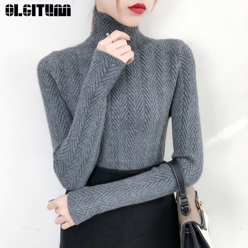 Warm Turtleneck Bottoming Women Sweater Autumn and Winter 2021 New Slim Long Sleeve Tight Knitted Bottom Shirt Thick Jumper Top, Gray
Warm Turtleneck Bottoming Women Sweater Autumn and Winter 2021 New Slim Long Sleeve Tight Knitted Bottom Shirt Thick Jumper Top, Gray