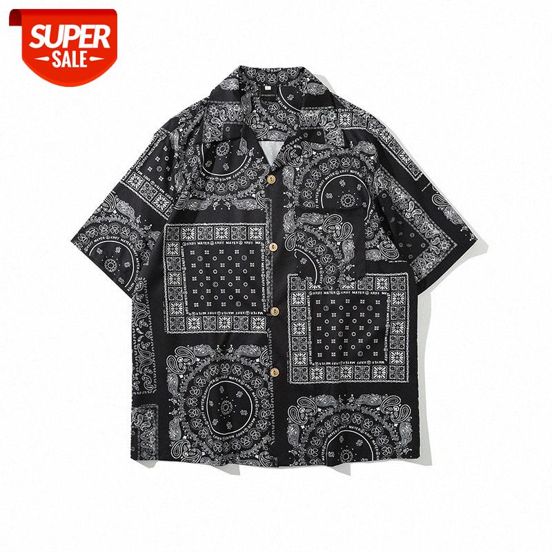 Japanese retro West Coast cashew flower full print short-sleeved shirt male loose hip-hop couple casual jacket #nn6D, White;black
Japanese retro West Coast cashew flower full print short-sleeved shirt male loose hip-hop couple casual jacket #nn6D, White;black