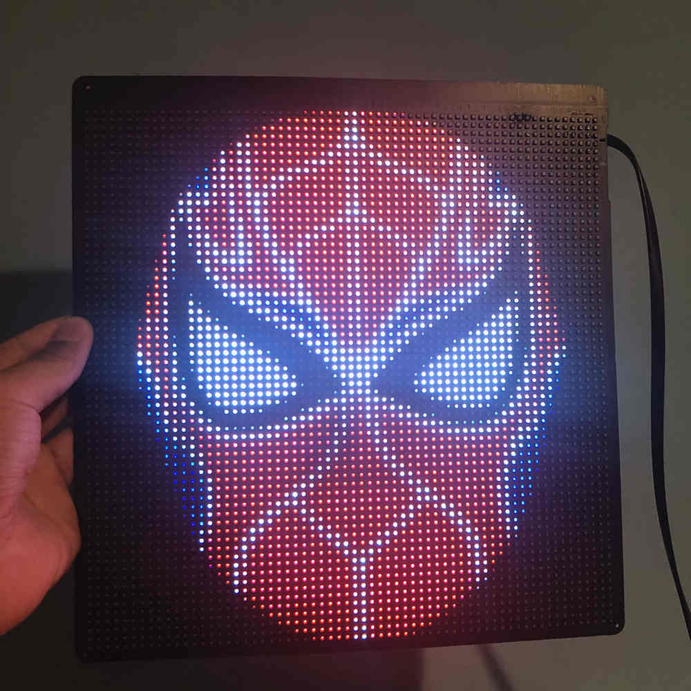 P3 Full Color 64*64 Pixel Wifi Programmable Rgb LED Display screen Flexible Waterproof Module Matrix Signage Panel For Diy T-shirt Backpack
P3 Full Color 64*64 Pixel Wifi Programmable Rgb LED Display screen Flexible Waterproof Module Matrix Signage Panel For Diy T-shirt Backpack