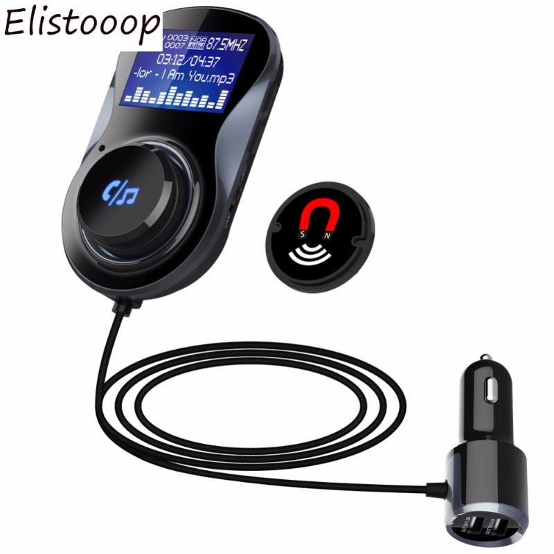 & MP4 Players Elistooop Bluetooth FM Transmitter Audio Car Mp3 Player Wireless In-Car Modulator Handsfree Kit LCD Display
& MP4 Players Elistooop Bluetooth FM Transmitter Audio Car Mp3 Player Wireless In-Car Modulator Handsfree Kit LCD Display