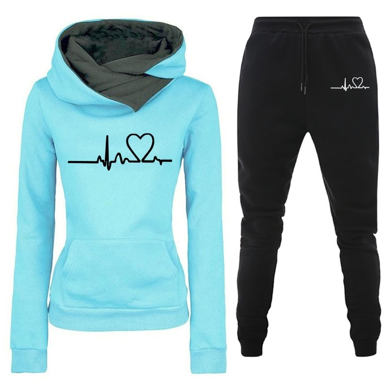 Tracksuit Two Piece Set Winter Warm Hoodies+Pants Pullovers Sweatshirts Female Jogging Woman Clothing Sports Suit Outfits, Gray
Tracksuit Two Piece Set Winter Warm Hoodies+Pants Pullovers Sweatshirts Female Jogging Woman Clothing Sports Suit Outfits, Gray