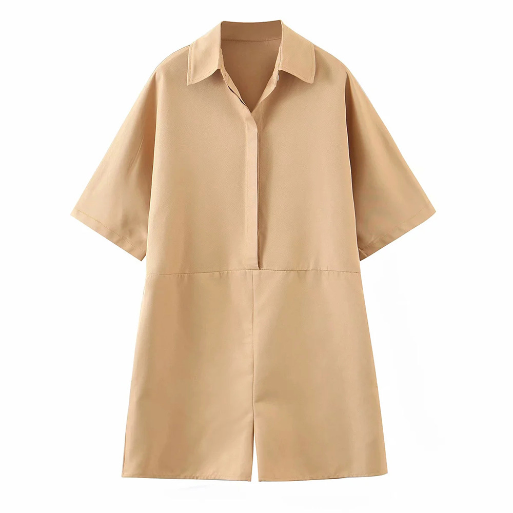 BBWM Summer Women Jumpsuits Fashion Loose Short Sleeve Solid Lapel Female Casual Jumpsuits Chic Plus Size Women Clothing 210520, Khaki
BBWM Summer Women Jumpsuits Fashion Loose Short Sleeve Solid Lapel Female Casual Jumpsuits Chic Plus Size Women Clothing 210520, Khaki