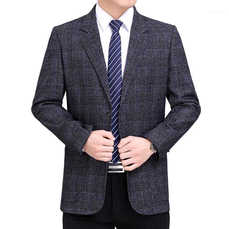Men Blazer Masculino Business Male Long Sleeve Plaid Blazers Loose Casual Americana Hombre Comfortable Simple Suits Jacket Coat1, Blue gray
Men Blazer Masculino Business Male Long Sleeve Plaid Blazers Loose Casual Americana Hombre Comfortable Simple Suits Jacket Coat1, Blue gray