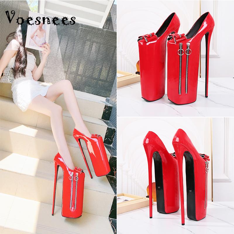 Voesnees Women's Pumps Solid Color Platforms High Heels 30cm 2021 Butterfly-knot Shallow Round Toe Thin Ladies Shoes Dress, Black
Voesnees Women's Pumps Solid Color Platforms High Heels 30cm 2021 Butterfly-knot Shallow Round Toe Thin Ladies Shoes Dress, Black