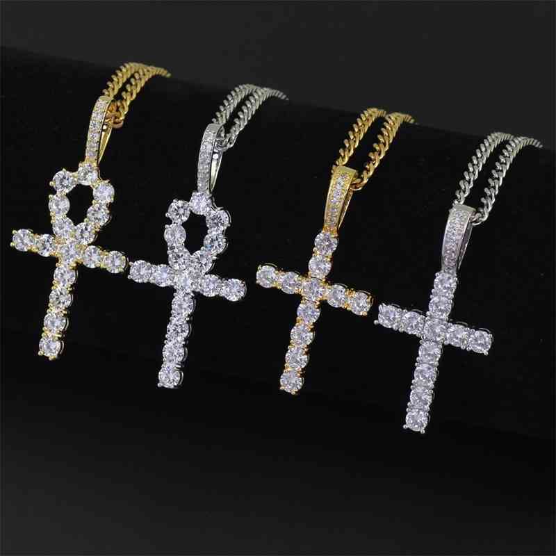 hip hop new copper inlaid cross zircon anhe pendant set fashion men's jewelry necklace, Black
hip hop new copper inlaid cross zircon anhe pendant set fashion men's jewelry necklace, Black