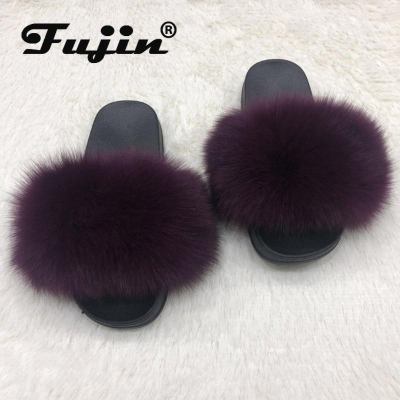 Slippers Fujin Fashion Real Fur Slides Flip Flops Casual Vogue Sandals Plush Shoes Autumn Winter, Black
Slippers Fujin Fashion Real Fur Slides Flip Flops Casual Vogue Sandals Plush Shoes Autumn Winter, Black