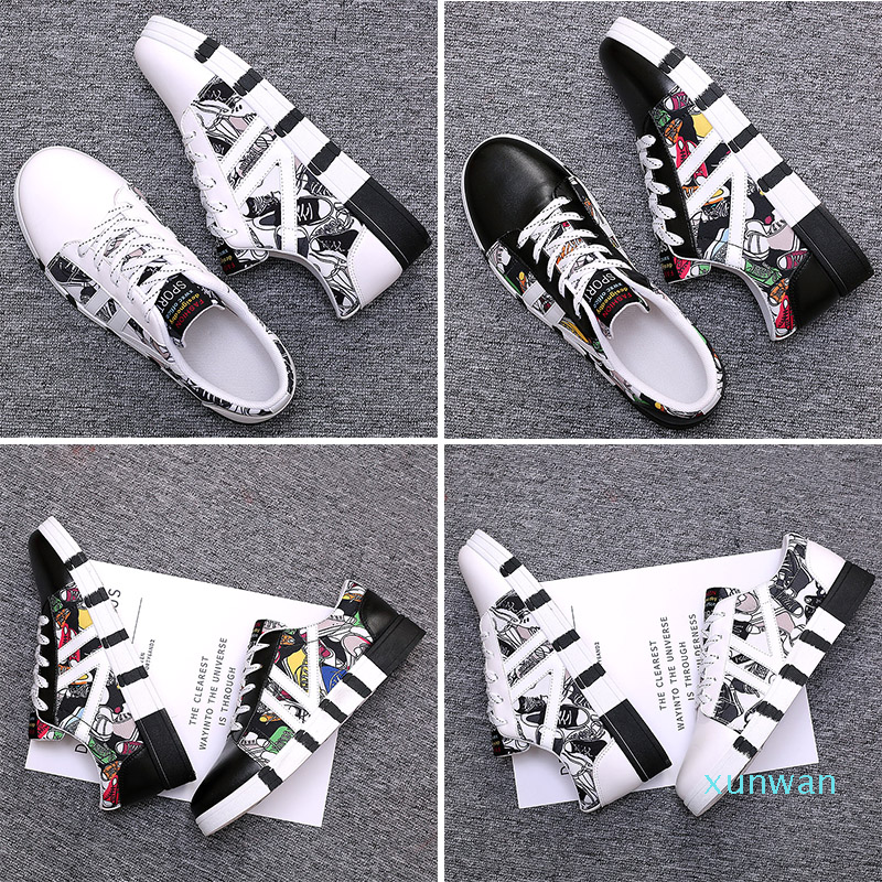Made in China High quality women mens Black White Leather Canvas Casual shoes Platform designer sports sneakers Homemade brand size 35-44
Made in China High quality women mens Black White Leather Canvas Casual shoes Platform designer sports sneakers Homemade brand size 35-44
