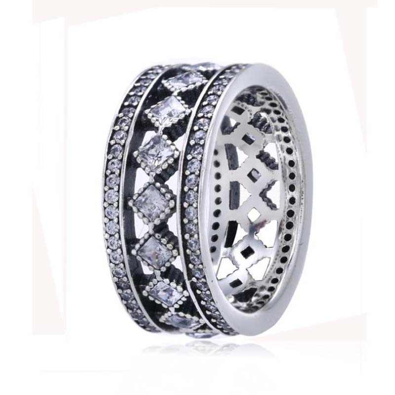 100% 925 Sterling Silver European Pandora Jewelry Vintage Fascination Ring with Clear Cubic Zirconia Fashion Charm Ring
100% 925 Sterling Silver European Pandora Jewelry Vintage Fascination Ring with Clear Cubic Zirconia Fashion Charm Ring