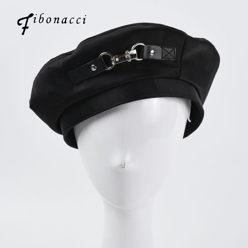 Berets Fibonacci Hats For Women Beret Female Black Satin Punk Metal Buckle British Retro Painter Hat Unisex Solid Beanie Cap, Blue;gray
Berets Fibonacci Hats For Women Beret Female Black Satin Punk Metal Buckle British Retro Painter Hat Unisex Solid Beanie Cap, Blue;gray