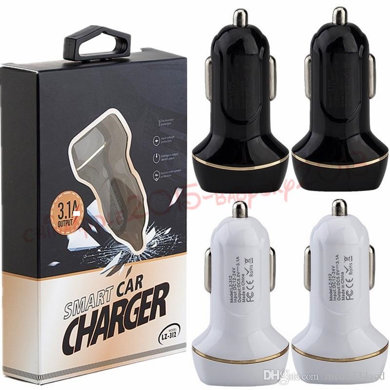 Universal 3.1A Dual Usb port Car Charger Quick Speed Charging Adapter For iphone 12 13 pro max samsung huawei LG phone plug pc
Universal 3.1A Dual Usb port Car Charger Quick Speed Charging Adapter For iphone 12 13 pro max samsung huawei LG phone plug pc
