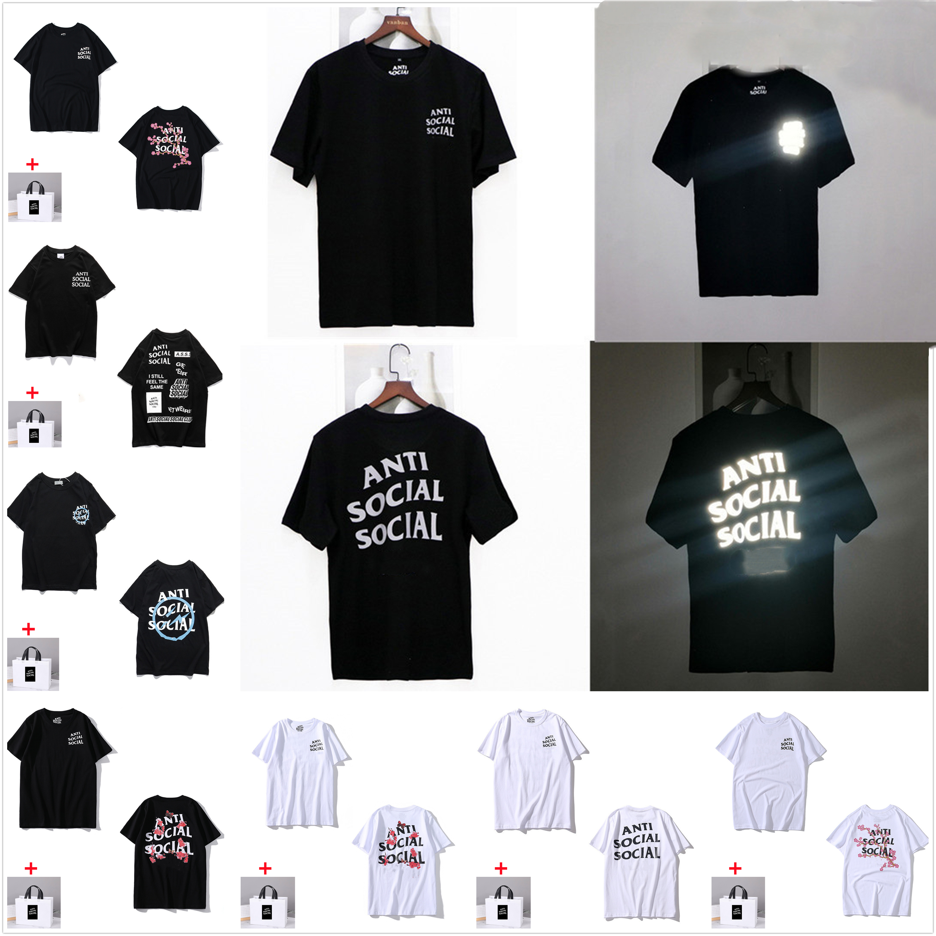 Men's t shirt Women T-Shirts high quality Floral Sakura Butterfly Letter Print Round Neck Loose Men and Womens Couples Bring tote bag 0103, White;black
Men's t shirt Women T-Shirts high quality Floral Sakura Butterfly Letter Print Round Neck Loose Men and Womens Couples Bring tote bag 0103, White;black