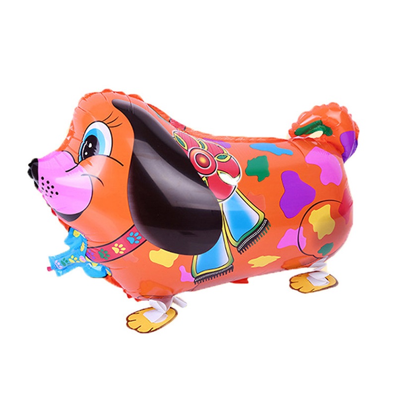 Walking Pet Helium Cartoon Aluminum film Balloons lticolor Lovely forest Animal Balloon Birthday Wedding 227 S2 Free shipping