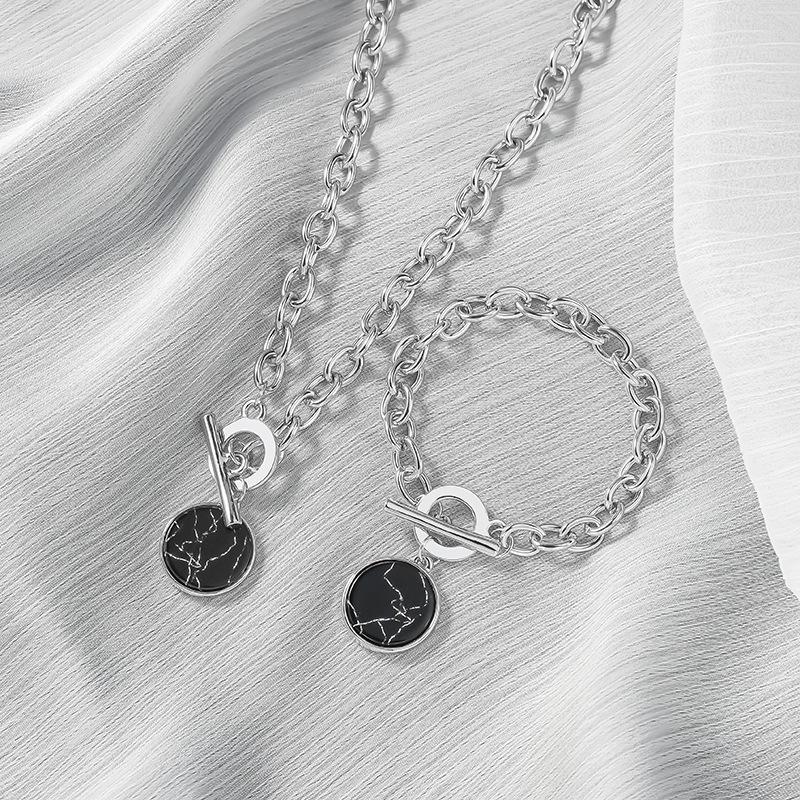 Pendant Necklaces BanFu Minimalist Jewelry Women Fashion Delicate Marble Necklace Rock Hip Hop Punk Choker Collar For Girls Female, Silver
Pendant Necklaces BanFu Minimalist Jewelry Women Fashion Delicate Marble Necklace Rock Hip Hop Punk Choker Collar For Girls Female, Silver