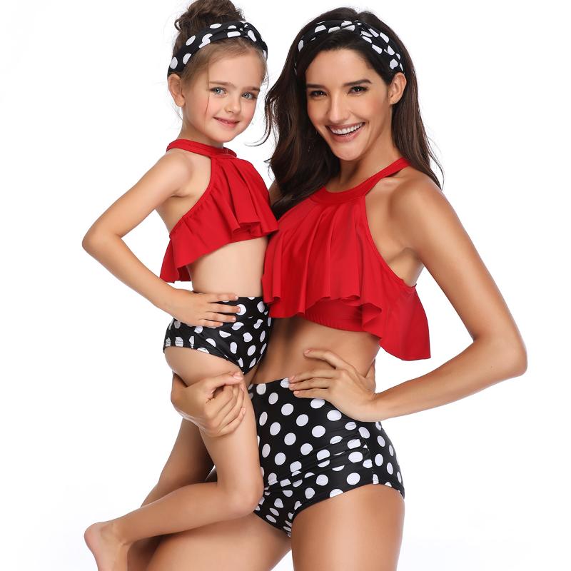 Women's Swimwear Hirigin Family 2021 Mother And Daughter Fits High Waist Bikini Set Padded Swimsuit Beachwear Bathing Suit, A red
Women's Swimwear Hirigin Family 2021 Mother And Daughter Fits High Waist Bikini Set Padded Swimsuit Beachwear Bathing Suit, A red
