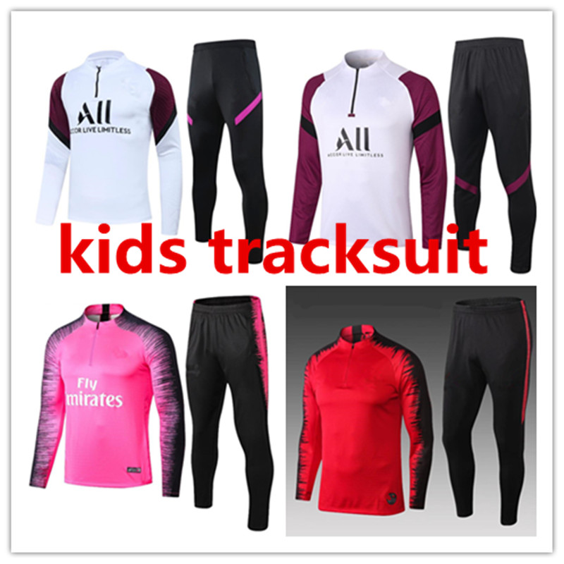 Training suit Kids 20 21 22 child tracksuit Combinaison d'entrainement 2020 2021 2022 survetement foot chandal futbol, Black;blue
Training suit Kids 20 21 22 child tracksuit Combinaison d'entrainement 2020 2021 2022 survetement foot chandal futbol, Black;blue