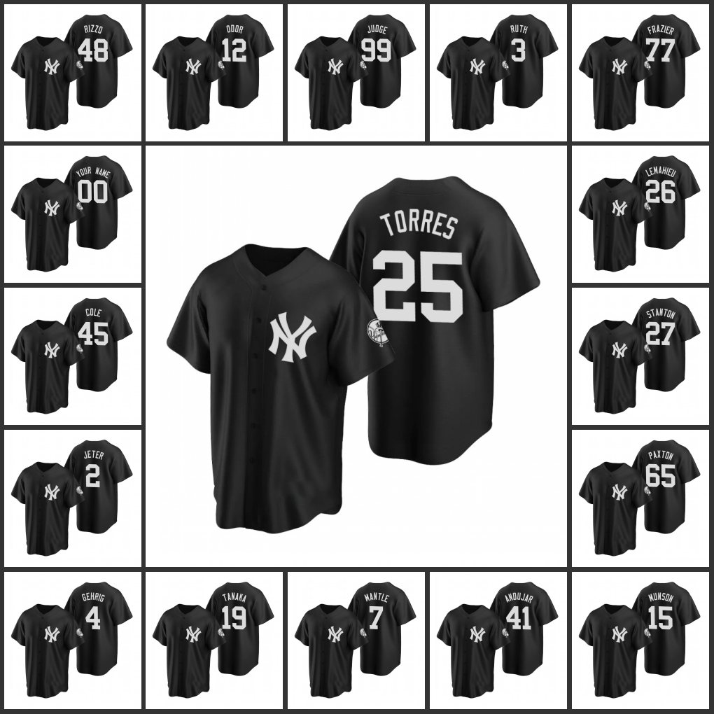 Baseball Jersey New YorkYankees #48 Anthony Rizzo 2 Derek Jeter 45 Gerrit Cole 99 Aaron Judge Custom BlackReplicaFashion M, Black
Baseball Jersey New YorkYankees #48 Anthony Rizzo 2 Derek Jeter 45 Gerrit Cole 99 Aaron Judge Custom BlackReplicaFashion M, Black