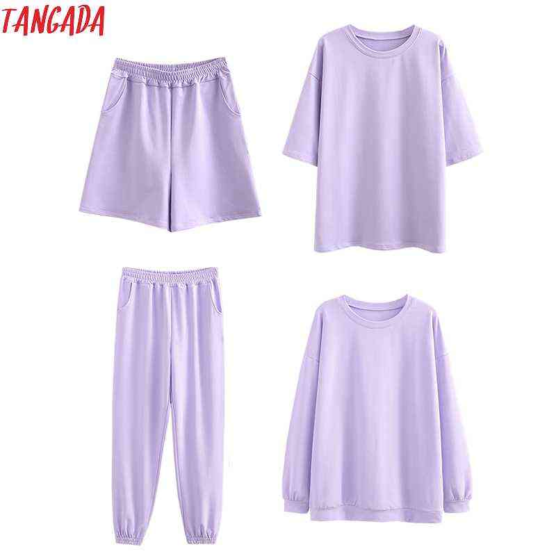 Tangada Autumn Women Terry 95% cotton sweatshirt suit oversized sets o neck hoodies sweatshirt suits 6L30 211108, Khaki shorts
Tangada Autumn Women Terry 95% cotton sweatshirt suit oversized sets o neck hoodies sweatshirt suits 6L30 211108, Khaki shorts