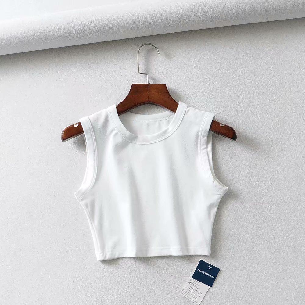 Summer vintage white crop tops women biker black punk sexy tank korean streetwear cropped sleeveless feminino 210521