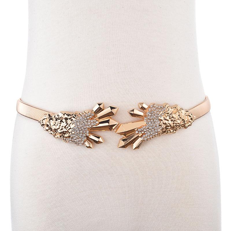 Hand Leaves Metal Buckle Belt For Dresses Women Ladies Elastic Waist Chain Belts Female Gold Thin Fashion 2021 Waistband
Hand Leaves Metal Buckle Belt For Dresses Women Ladies Elastic Waist Chain Belts Female Gold Thin Fashion 2021 Waistband