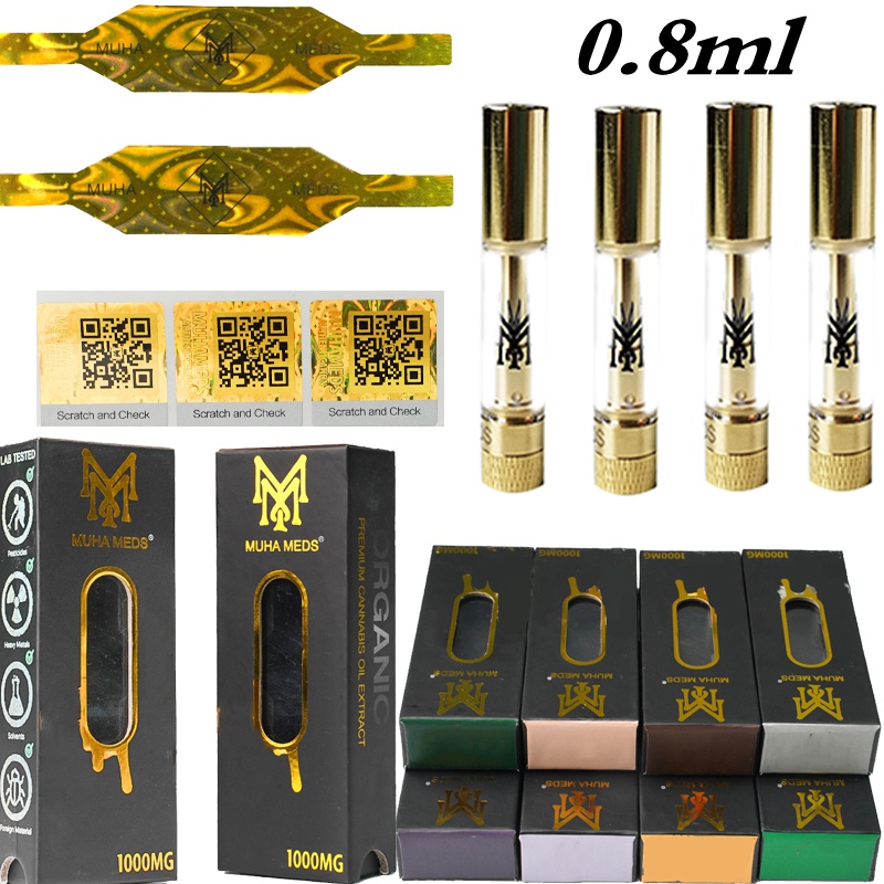 0.8ml Muha Meds Vape Atomizers Cartridges Packaging Ceramic Carts 510 Thread Thick Oil Cartridge Disposable E Cigarettes Dab Pen Wax Vaporizer
0.8ml Muha Meds Vape Atomizers Cartridges Packaging Ceramic Carts 510 Thread Thick Oil Cartridge Disposable E Cigarettes Dab Pen Wax Vaporizer