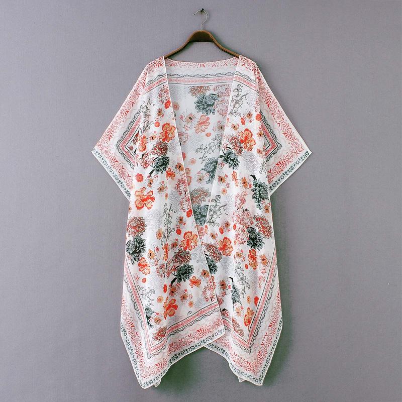 Beach Dress Summer Floral Swimsuit Print Bathing Suit Women Long Cover Up Beachwear Bandeau Sexy
Beach Dress Summer Floral Swimsuit Print Bathing Suit Women Long Cover Up Beachwear Bandeau Sexy