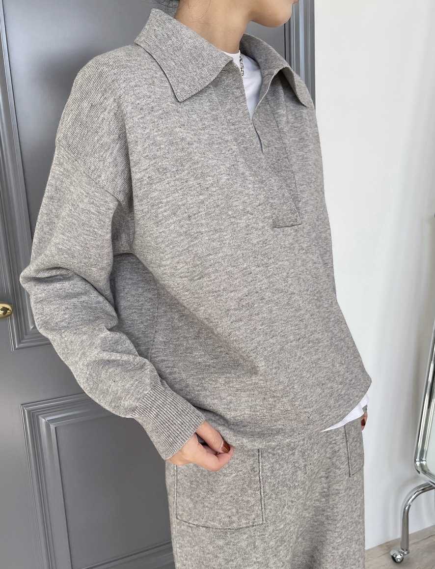 woman cashmere warm soft wool sweatshort from set loveMODA 210910