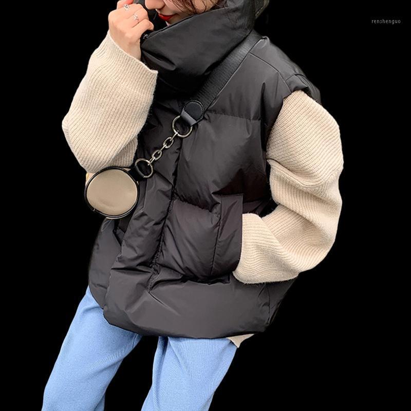 Women's Vests Vest Oversize Sleeveless Solid Turn Down Collar Ladies Winter Jackets Commute Style Waistcoat For Female Loose Warm, Black
Women's Vests Vest Oversize Sleeveless Solid Turn Down Collar Ladies Winter Jackets Commute Style Waistcoat For Female Loose Warm, Black