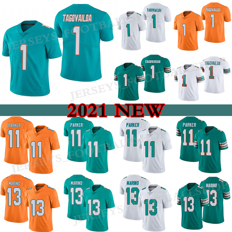 1 Tua Tagovailoa 11 DeVante Parker Football Jersey Dan 13 Marino MiamiDolphinJaylen Waddle Men' Stitched, White
1 Tua Tagovailoa 11 DeVante Parker Football Jersey Dan 13 Marino MiamiDolphinJaylen Waddle Men' Stitched, White