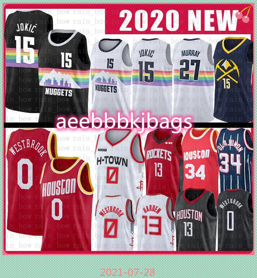 0 Russell Westbrook Nikola NCAA Basketball Jersey 15 Rocket 13 James Harden 34 Hakeem Jokic Olajuwon Jamal 27 Murray Jerseys, Black;red
0 Russell Westbrook Nikola NCAA Basketball Jersey 15 Rocket 13 James Harden 34 Hakeem Jokic Olajuwon Jamal 27 Murray Jerseys, Black;red
