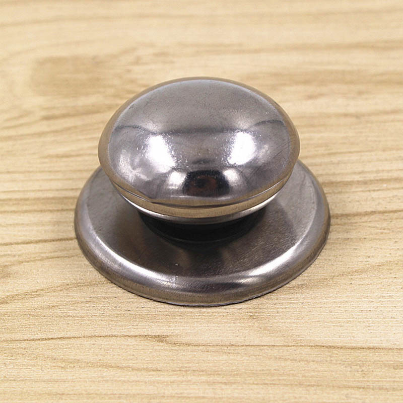 Stainless Steel Replaceable Cookware Kettle Lid Accessories Pot Top Beads Handgrip Grip Pot Cover Handle Cover Handle Knob 1Pcs