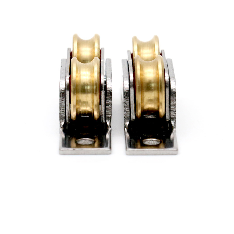 Furniture Caster Plastic Steel Sliding Door Pulley Cabinet Wardrobe Wheel Window Roller Household Hardware Part