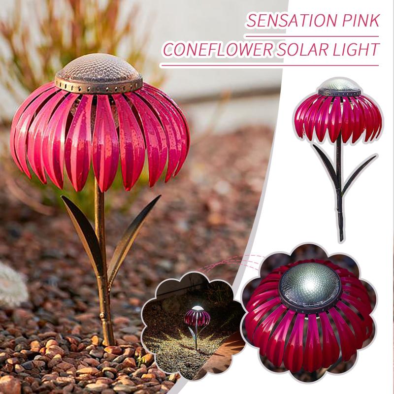Lawn Lamps Sensation Pink Coneflower Solar Light Metal Flowers For Garden Flower Stakes Lights Lamp Courtyard Walkway Fairy
Lawn Lamps Sensation Pink Coneflower Solar Light Metal Flowers For Garden Flower Stakes Lights Lamp Courtyard Walkway Fairy