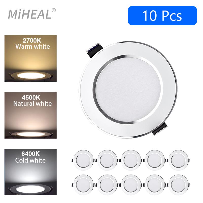 Downlights 10pcs Led Downlight 220v Ceiling Light 5W 9W 12W 15W Recessed Down Round Panel Spotlight Indoor Lighting
Downlights 10pcs Led Downlight 220v Ceiling Light 5W 9W 12W 15W Recessed Down Round Panel Spotlight Indoor Lighting