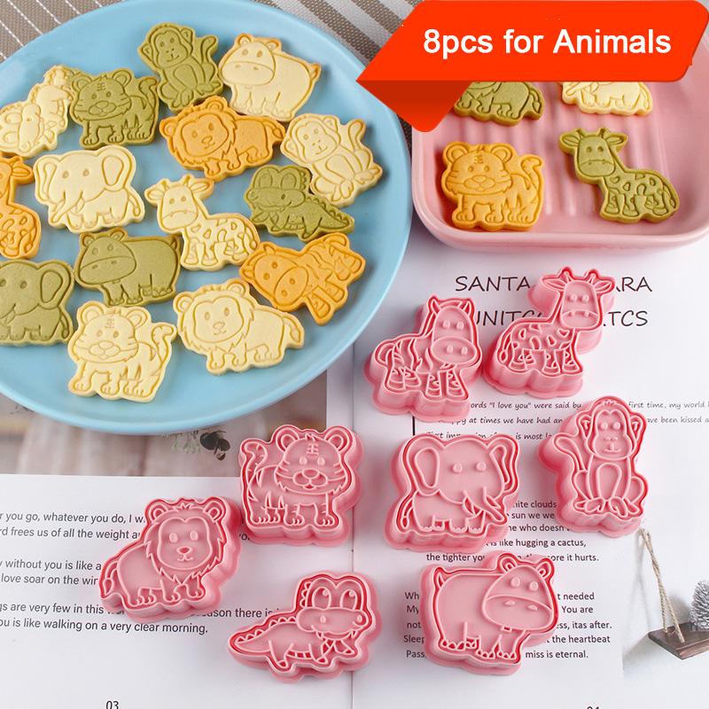 Baking Moulds Animal Lover Cookie Cutter Set Lion Tiger Monkey Fondant Stamp Jungle World Cake Decorating Accessories
Baking Moulds Animal Lover Cookie Cutter Set Lion Tiger Monkey Fondant Stamp Jungle World Cake Decorating Accessories