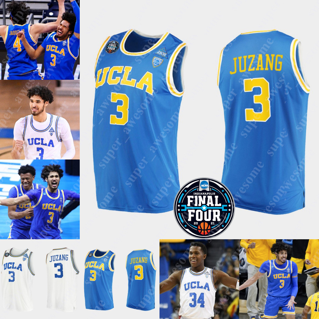 NCAA UCLA Bruins Basketball Jersey 3 Johnny Juzang 5 Chris Smith 4 Jaime Jaquez Jr 10 Tyger Campbell 1 Jules Bernard Cody Riley David Singleton Jake Kyman Jaylen Clark, White final four patch
NCAA UCLA Bruins Basketball Jersey 3 Johnny Juzang 5 Chris Smith 4 Jaime Jaquez Jr 10 Tyger Campbell 1 Jules Bernard Cody Riley David Singleton Jake Kyman Jaylen Clark, White final four patch