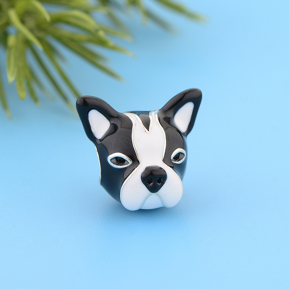 Fit Original Famous Brand Charm Bracelet Real 925 Silver Loyal Friend French Bulldog Beads For Making Women Berloque