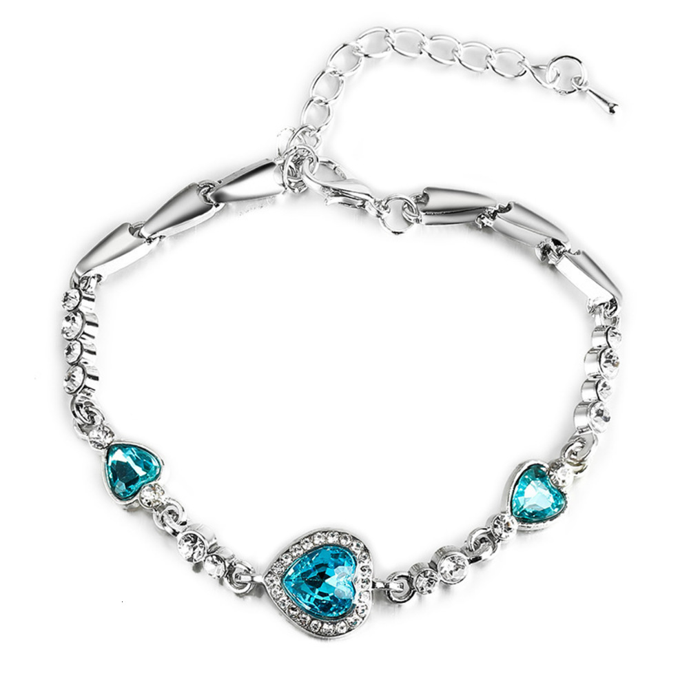 Hand catenary fashion ocean Heart Crystal Bracelet Korean jewelry accessories bracelet 2 yuan shop, Golden;silver
Hand catenary fashion ocean Heart Crystal Bracelet Korean jewelry accessories bracelet 2 yuan shop, Golden;silver