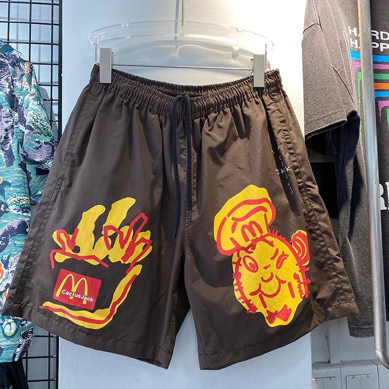 Men's Shorts Cactus Jack Chef Hamburger Graffiti Print Men Women Fashion Summer Ports Casual Breechcloth Brand Clothing Trouser, Black
Men's Shorts Cactus Jack Chef Hamburger Graffiti Print Men Women Fashion Summer Ports Casual Breechcloth Brand Clothing Trouser, Black