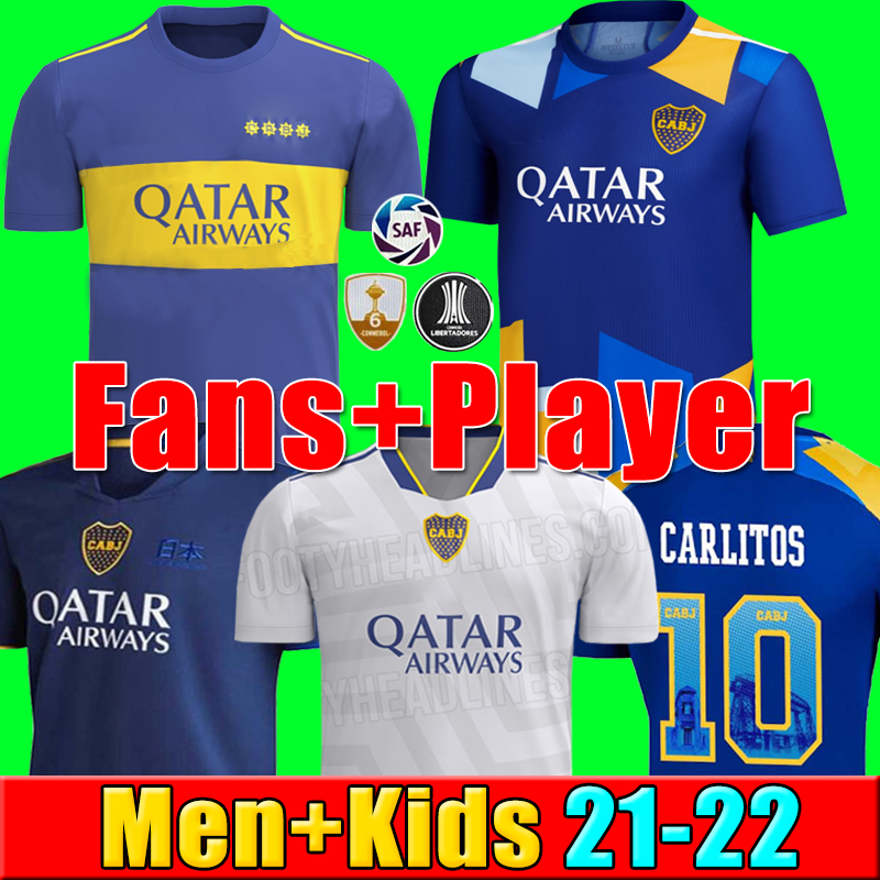Boca Juniors soccer jersey 2021 2022 CARLITOS MARADONA TEVEZ DE ROSSI 21 22 sports football shirt men + kids kit sets uniforms home third 3rd, P01 21 22 3rd fans
Boca Juniors soccer jersey 2021 2022 CARLITOS MARADONA TEVEZ DE ROSSI 21 22 sports football shirt men + kids kit sets uniforms home third 3rd, P01 21 22 3rd fans
