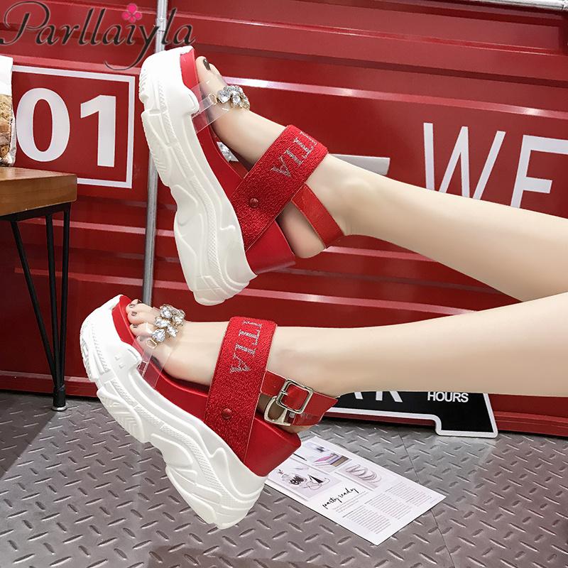 Women's Sandals 2021 Platform Fashion Summer High Heeled Ladies Shoes Feminina Casual Gladiator Woman Wedge Heel 6cm, Black
Women's Sandals 2021 Platform Fashion Summer High Heeled Ladies Shoes Feminina Casual Gladiator Woman Wedge Heel 6cm, Black