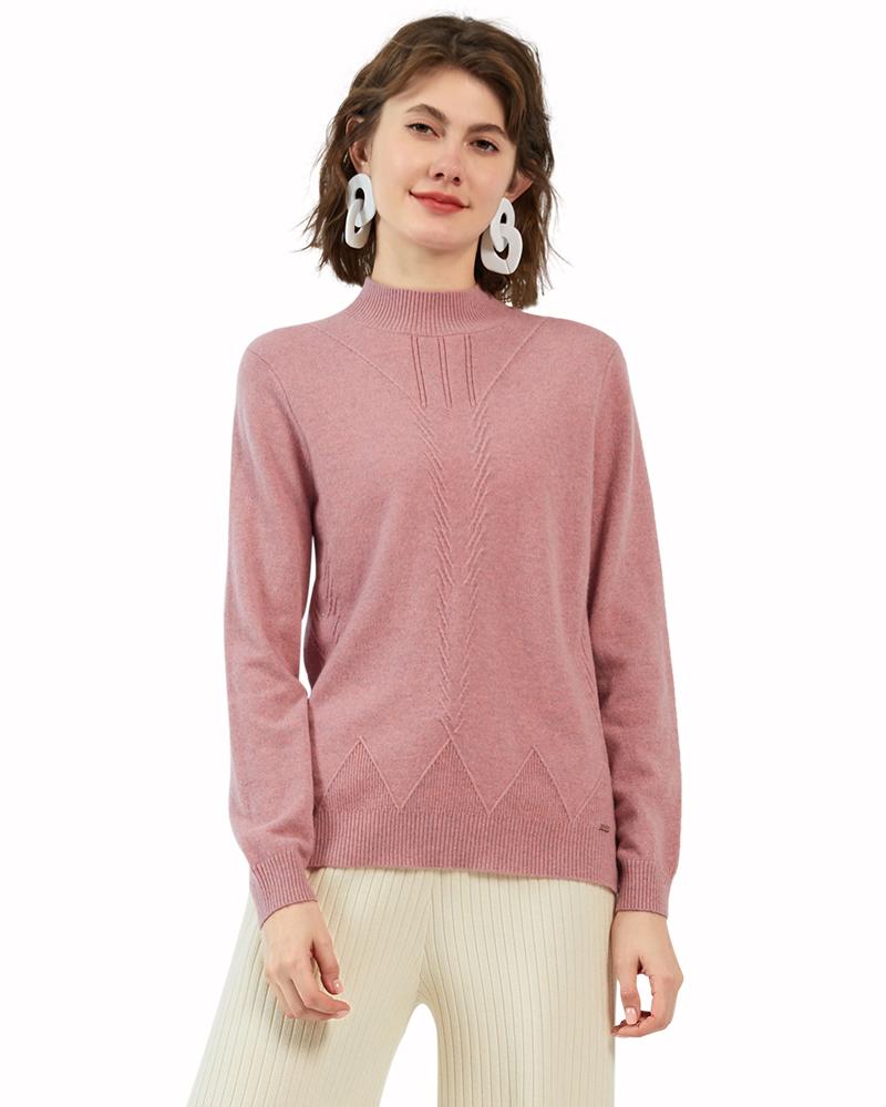 Women's Sweaters Zhili Pure Cashmere Mock Neck Lightweight Pullover Sweater, Pink
Women's Sweaters Zhili Pure Cashmere Mock Neck Lightweight Pullover Sweater, Pink