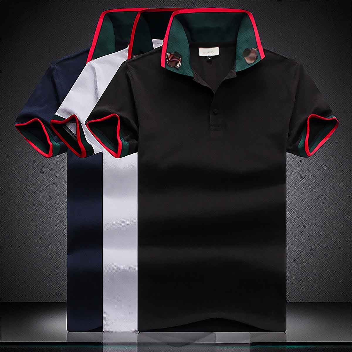 Men's Polos Classic Letter and Striped Pattern Mens Fashion Tops Polo Shirt Contrast Color Casual Short Sleeve
Men's Polos Classic Letter and Striped Pattern Mens Fashion Tops Polo Shirt Contrast Color Casual Short Sleeve