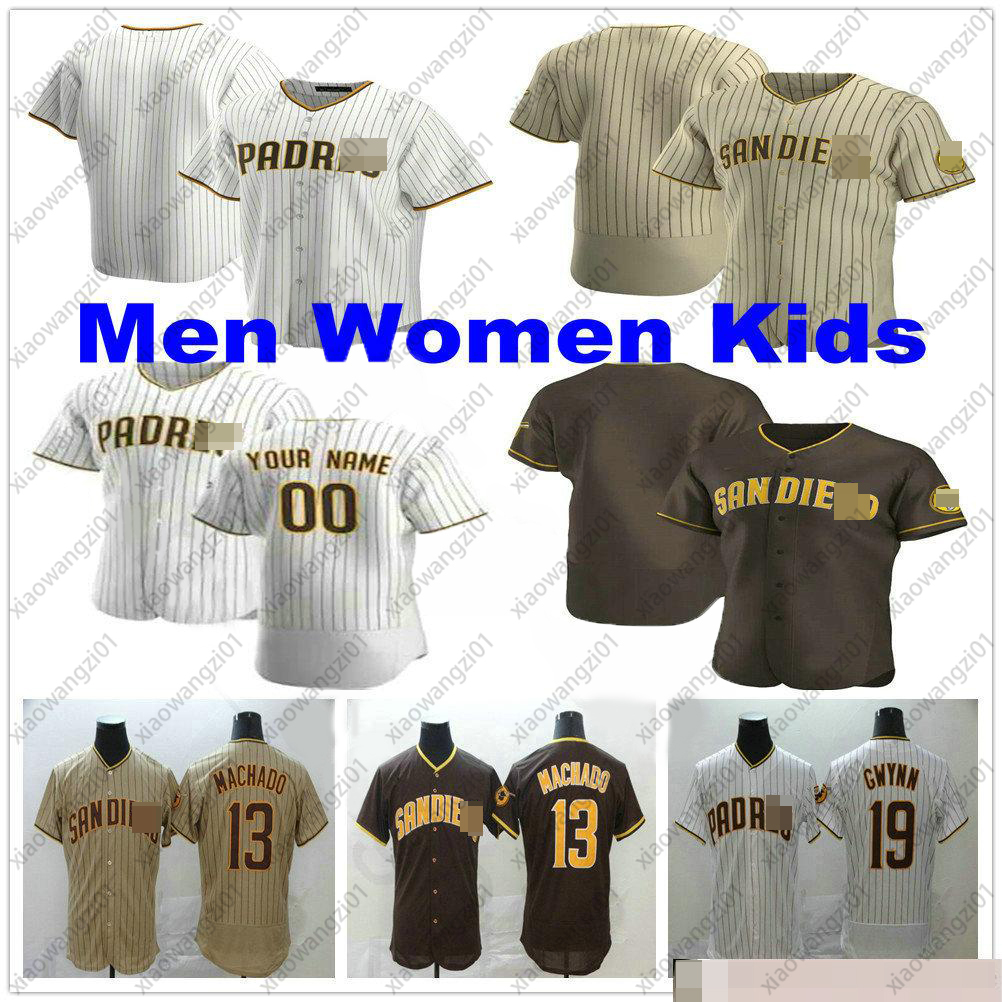 Custom 2021 Man Women Youth Baseball 13 Manny Machado #19 Tony Gwynn 4 Wil Myers 23 Fernando Tatis Jr. Stitched Kids Jerseys
Custom 2021 Man Women Youth Baseball 13 Manny Machado #19 Tony Gwynn 4 Wil Myers 23 Fernando Tatis Jr. Stitched Kids Jerseys